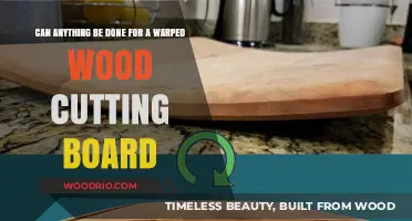 Restoring Beauty: Tips for Repairing a Warped Wood Cutting Board