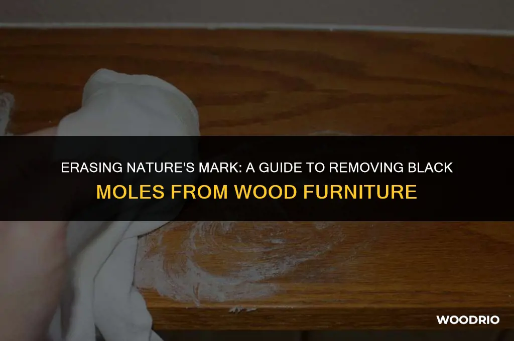 can black mole be removed from wood furniture