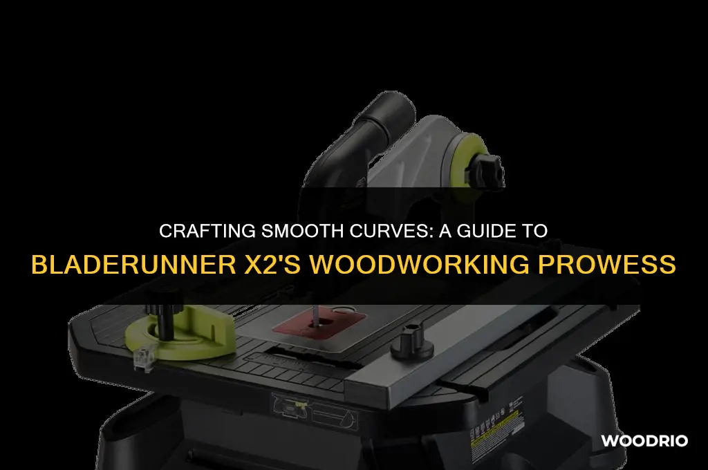 can bladerunner x2 cut good curves in wood