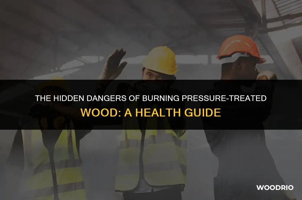 can burning pressure treated wood make you sick