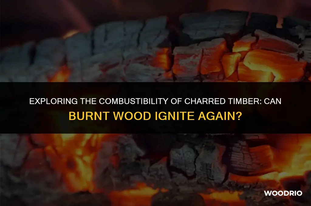 can burnt wood burn again