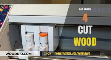 Crafting with Cameo 4: Unveiling Its Wood-Cutting Capabilities