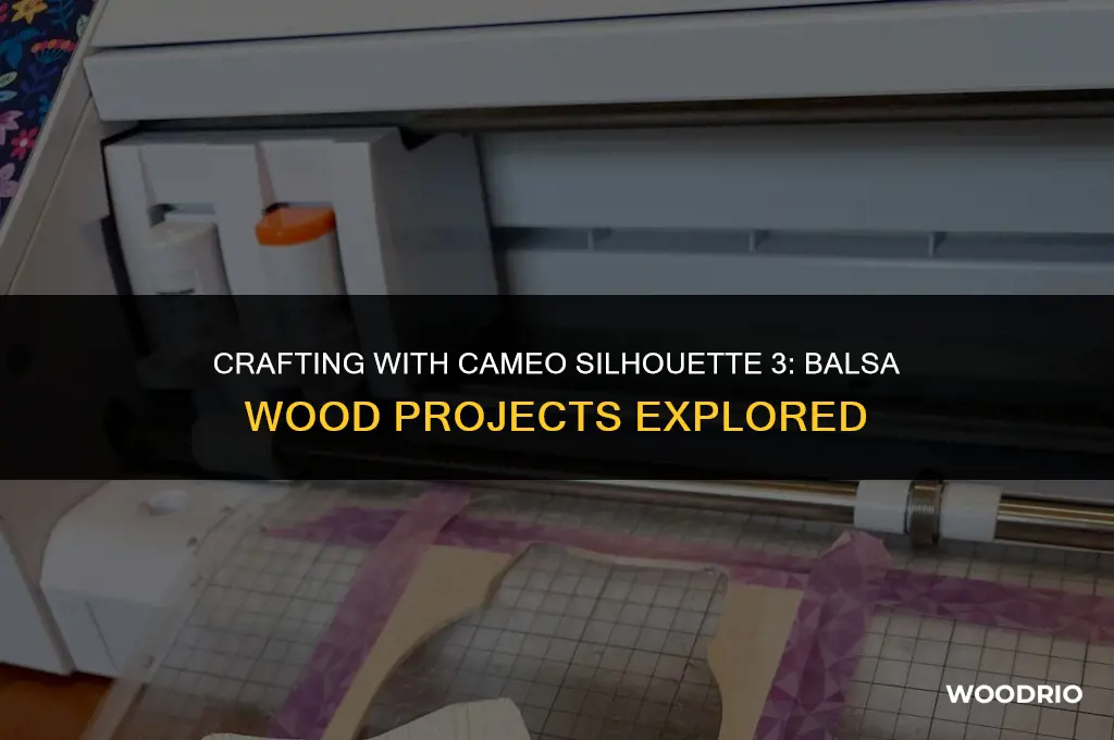 can cameo silhouette 3 cut balsa wood