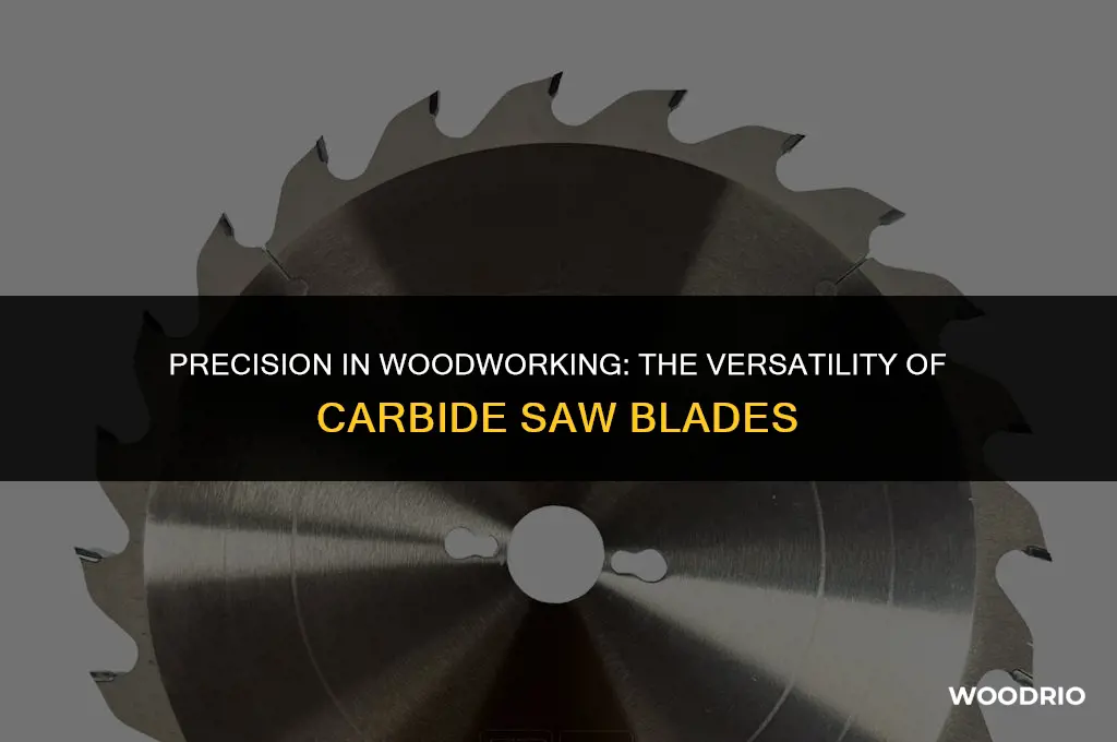 can carbide saw cut wood