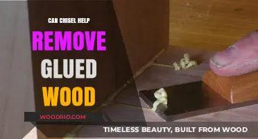 Effective Woodworking: Chiseling Techniques to Remove Glued Wood Pieces