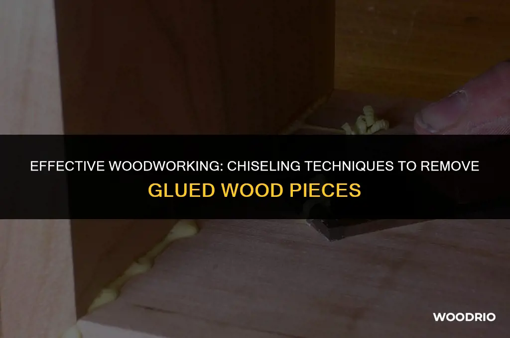 can chisel help remove glued wood