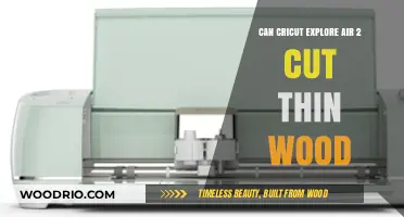 Crafting with Precision: Can the Cricut Explore Air 2 Cut Thin Wood?