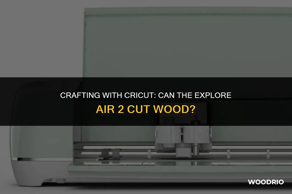 can cricut explore air 2 cut wood