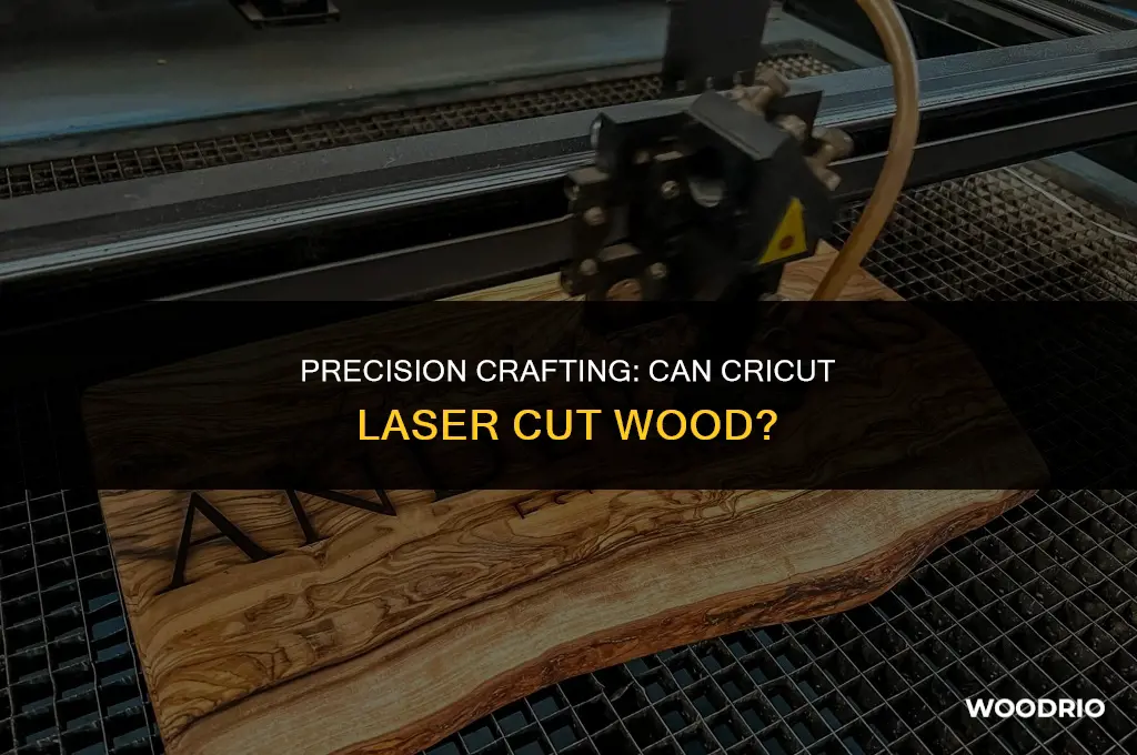 can cricut laser cut wood
