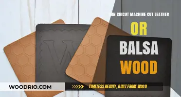 Crafting with Cricut: Exploring Leather and Balsa Wood Cutting Capabilities