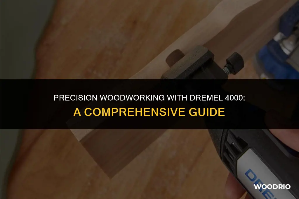 can dremel 4000 cut wood
