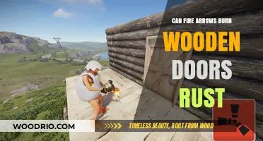 Can Fire Arrows Ignite Wooden Doors and Cause Rust?
