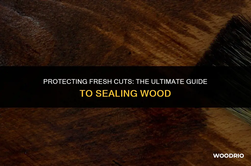 can fresh cut wood be sealed