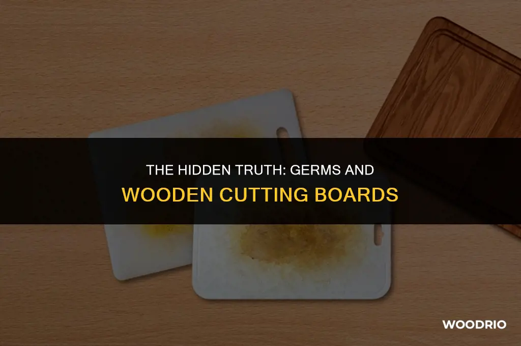 can germs live on a wooden cutting board