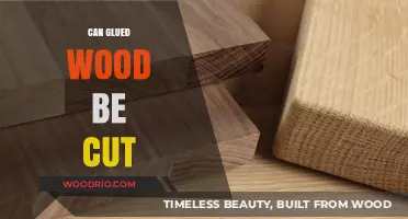 Precision Cuts: Exploring the Art of Slicing Glued Wood Creations