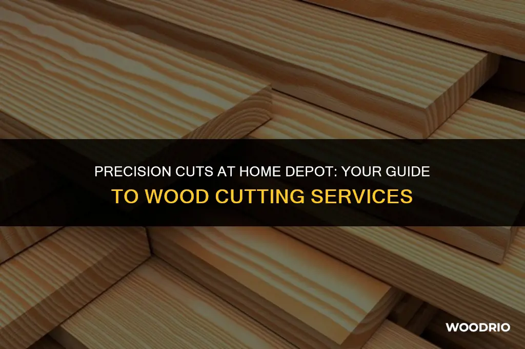 can hom depot cut my wood