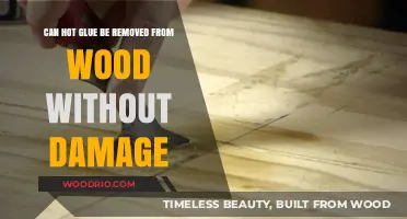 Efficiently Removing Hot Glue from Wood Surfaces: A Comprehensive Guide