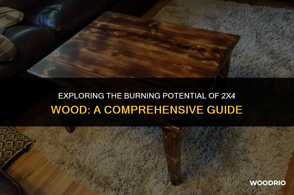 can i burn 2 4 wood