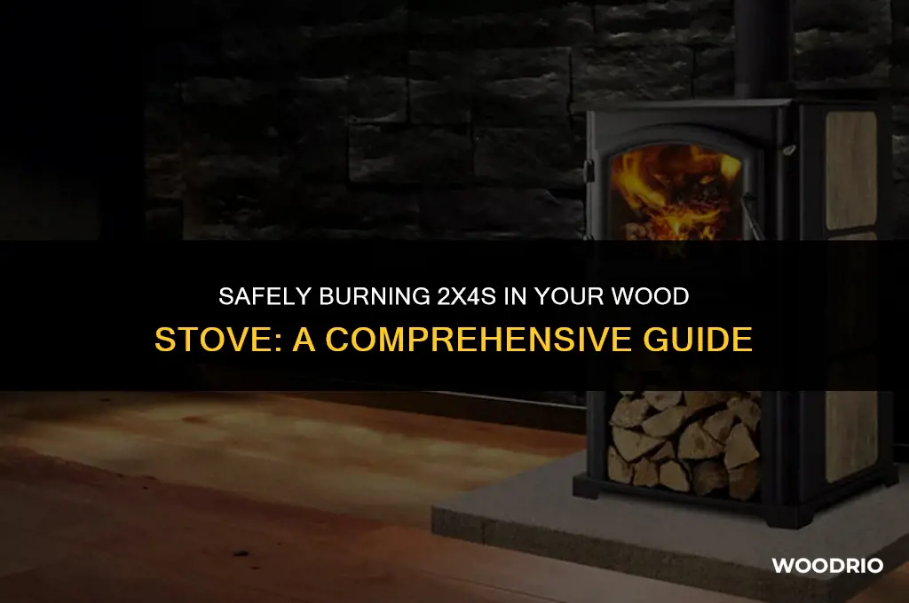 can i burn 2x4 in my wood stove