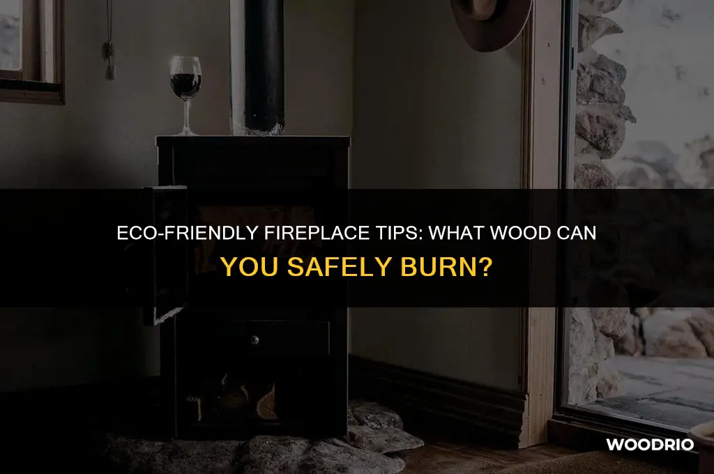 can i burn any wood in my fireplace