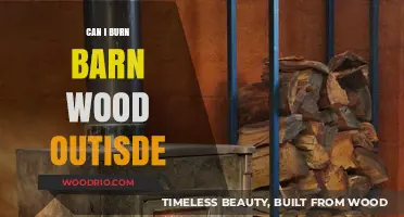 Safely Burning Barn Wood Outside: Tips and Considerations
