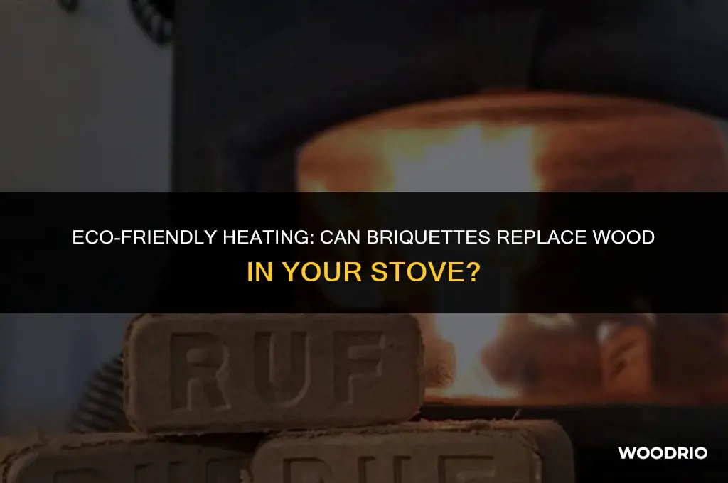can i burn briquettes in a wood stove