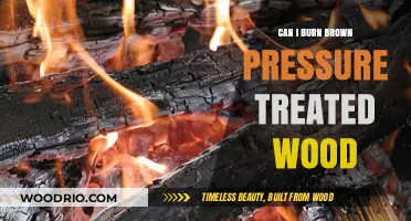 Eco-Friendly Disposal: Burning Brown Pressure Treated Wood Safely