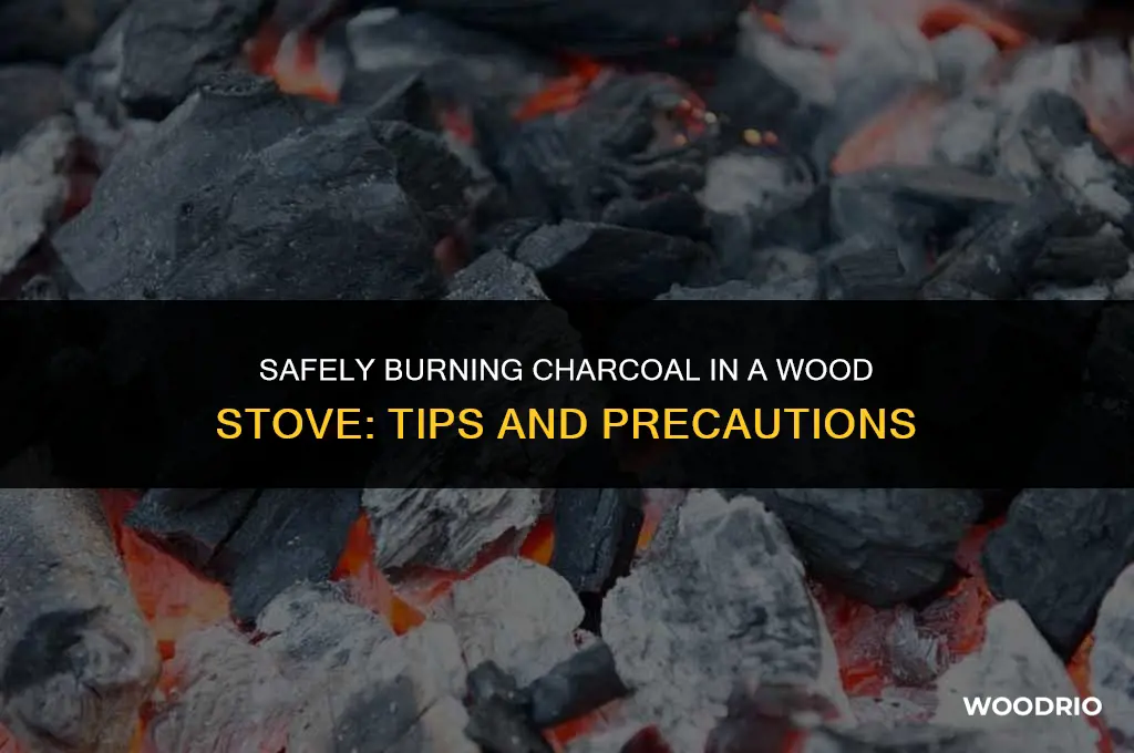 can i burn charcoal in a wood stove