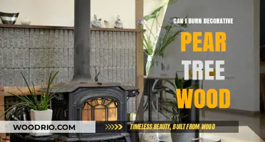 Exploring the Art of Burning Decorative Pear Tree Wood: A Guide
