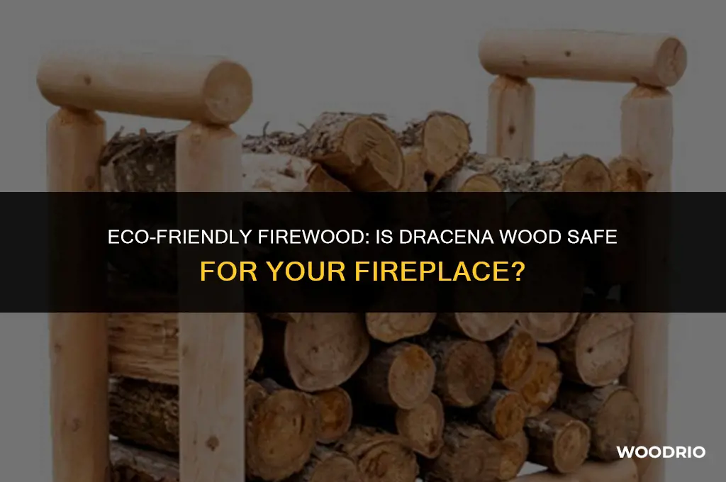 can i burn dracena wood in my fireplace