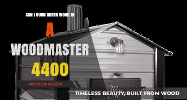 Eco-Friendly Burning: Green Wood in a Woodmaster 4400?
