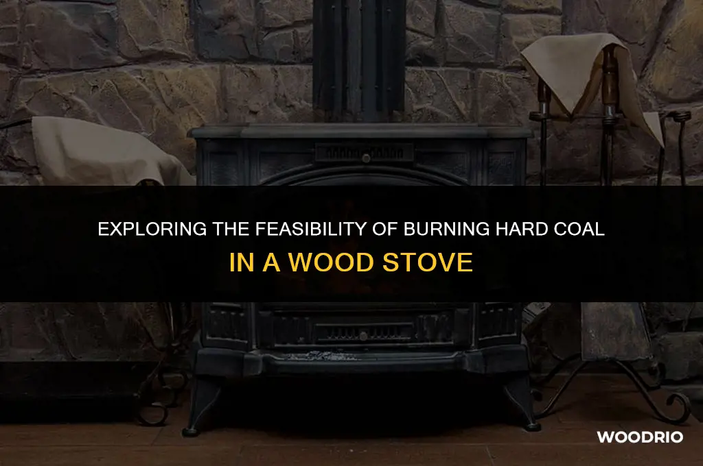 can i burn hard coal in a wood stove
