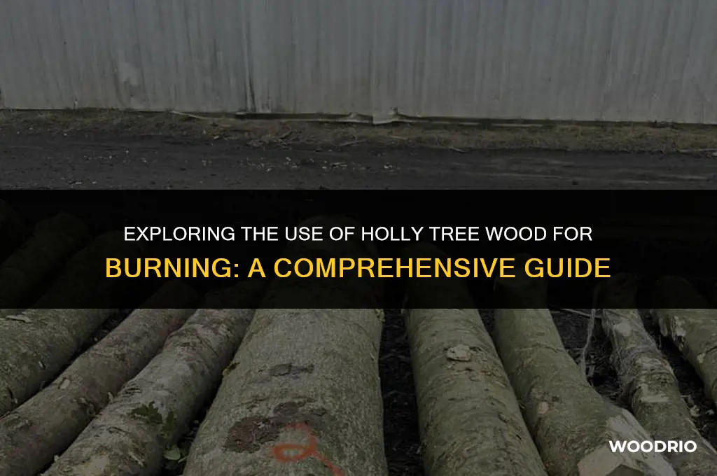 can i burn holly tree wood