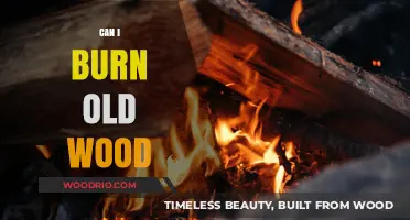 Reviving the Past: Safely Burning Old Wood for Warmth and Ambiance