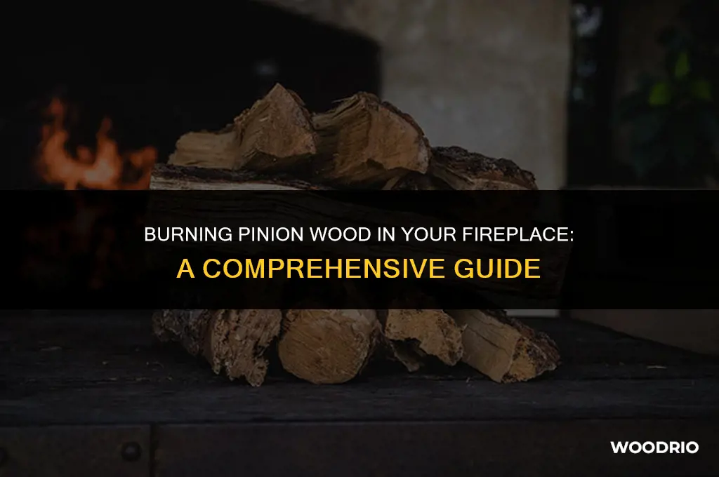 can i burn pinion wood in my fireplace