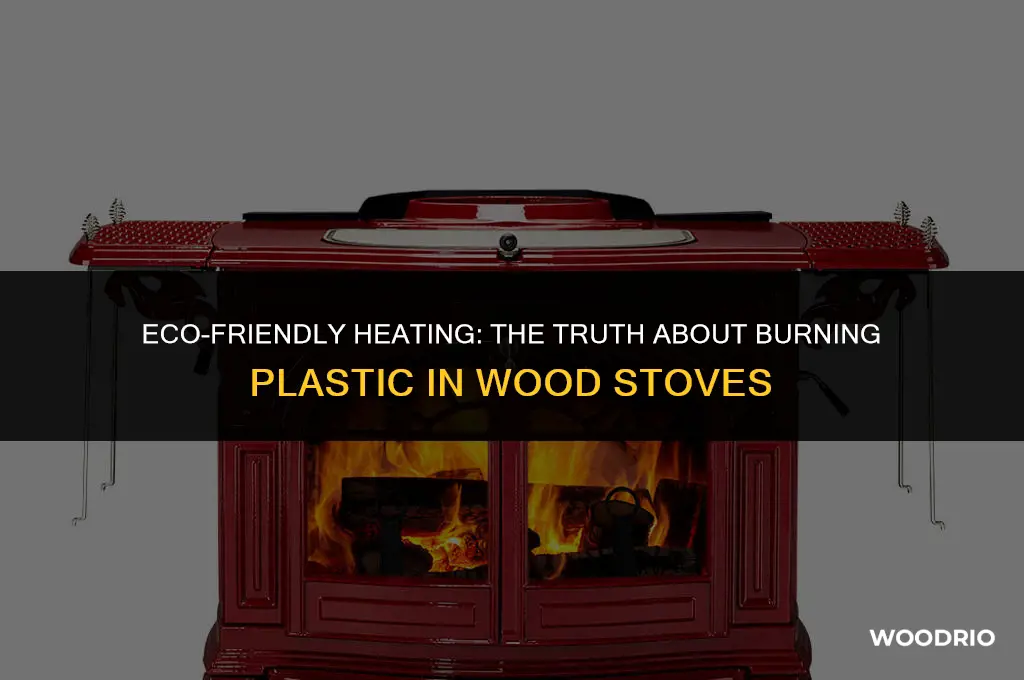 can i burn plastic in my wood stove