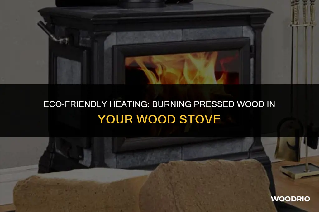 can i burn pressed wood in my wood stove