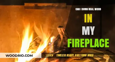 Embracing Warmth: Safely Burning Real Wood in Your Fireplace