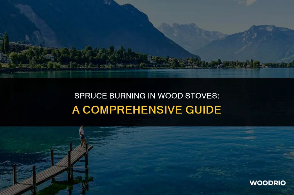 can i burn spruce in my wood stove