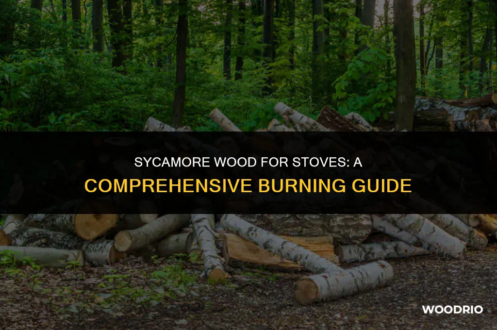 can i burn sycamore in my wood stove