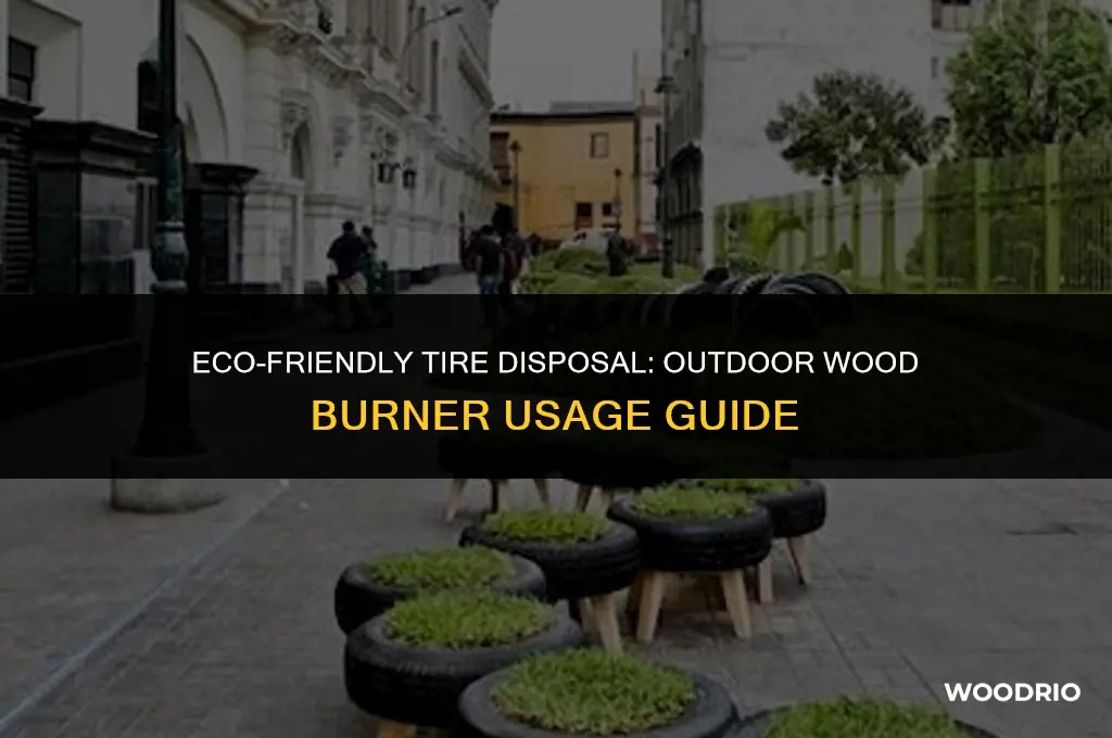 can i burn tires in an outdoor wood burner