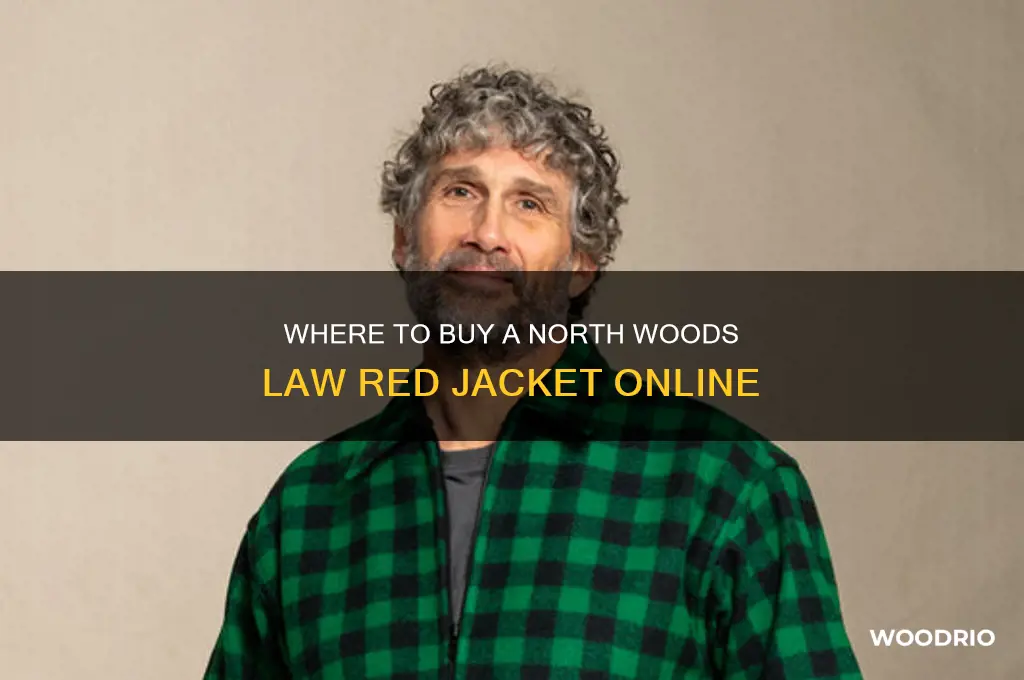 can i buy a north woods law red jacket