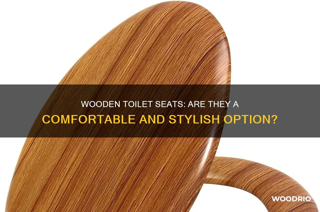 can i buy a toilet seat made out of wood