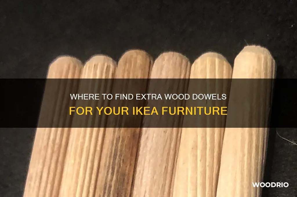 can i buy additional wood dowel at ikea