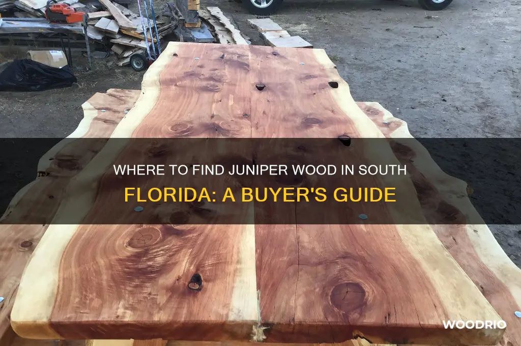 can i buy juniper wood in south florida