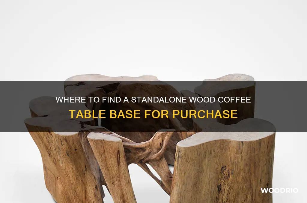 can i buy just a wood coffee table base