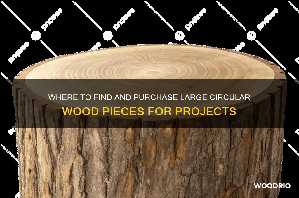 can i buy wood in a large circle