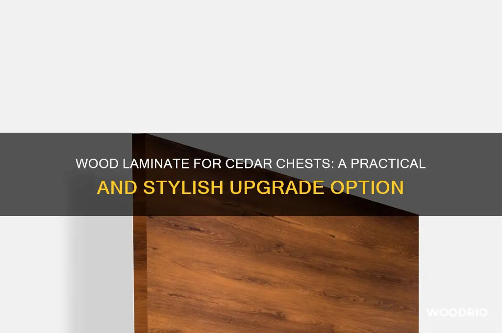 can i buy wood laminate for cedar chest