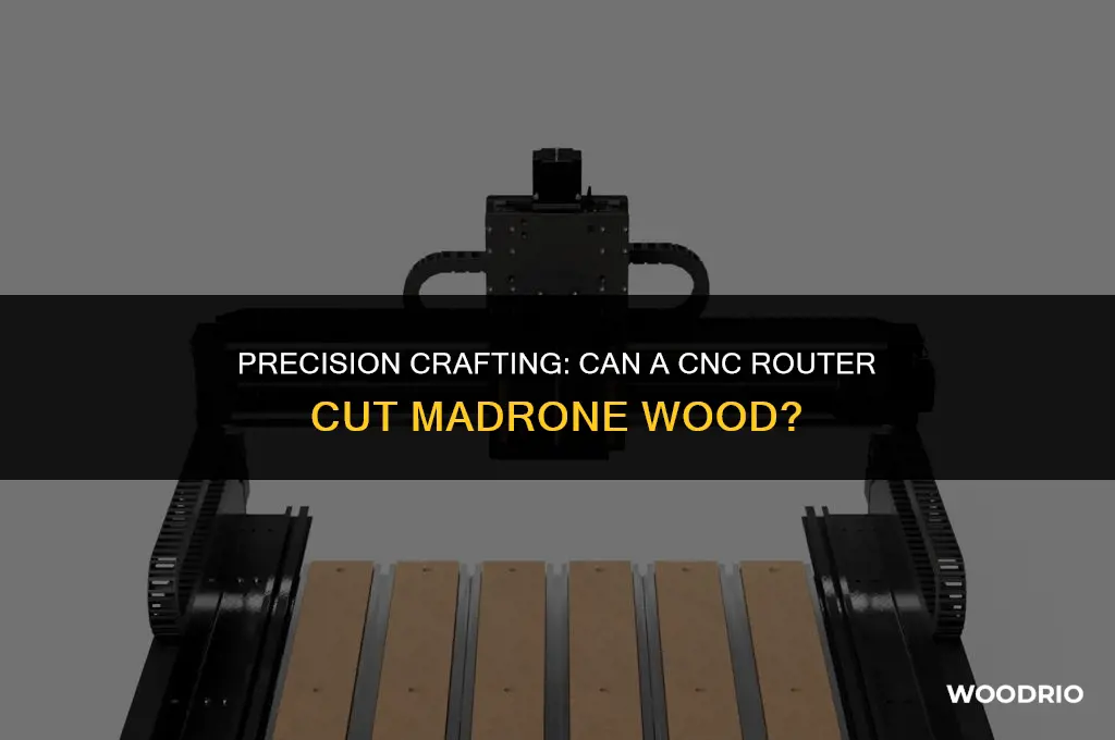 can i cnc router cut madrone wood