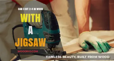 Precision Cuts: Can a Jigsaw Handle 3/4 Inch Wood?